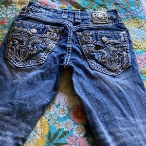 men rock revival ripped jeans
